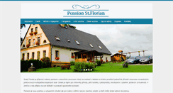 Desktop Screenshot of pensionstflorian.cz